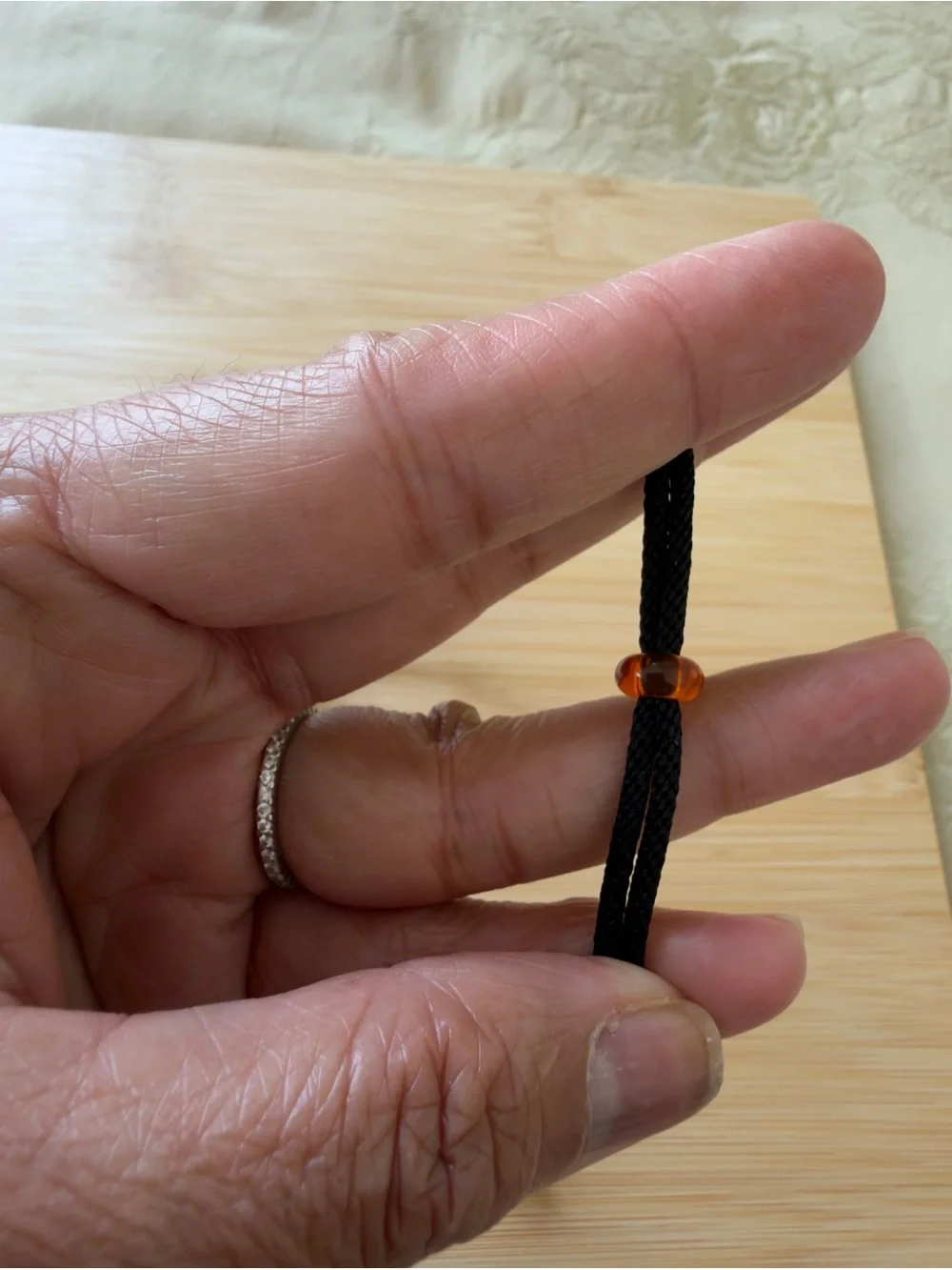 Mahogany Obsidian Cross Pendant